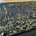 DYPTYK STRUKTURALNY GORDYJSKI GLAMOUR - LUKSUSOWE OBRAZY z TEKSTURĄ 3D