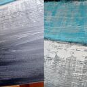 Abstrakcja TS1 - ręcznie malowany obraz strukturalny w stylu minimalizmu (80 x 120 cm)