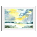 Akwarela "Zima", malowana ręcznie, format a4