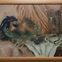 Martwa natura z delfinem, obraz olejny