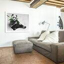 Obraz Panda w Okularach 80x60 cm - ręczne wykonanie i wysyłka w 24h