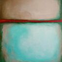 Abstrakcja - ręcznie malowany obraz akrylowy 60x50 cm