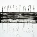 Grafika 50x70 cm ręcznie malowana - abstrakcja czarno-biała