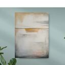 Abstrakcja ze złotem i różem - obraz akrylowy 80x60 cm na płótnie