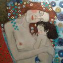 Kopia " Trzy epoki kobiety " Gustava Klimta