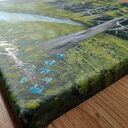 Dyptyk akrylowy 'W głębi lasu' - ręcznie malowany obraz na płótnie