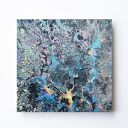 Harmonia Cieni - abstrakcyjny obraz akrylowy 40x40 cm bez ramy