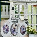 Obraz dekoracyjny z motywem baletnic z życzeniami „Wszystkiego najlepszego”