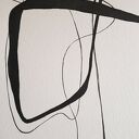 Abstrakcja - obraz akwarela i tusz 24/32 cm