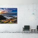 Obraz na płótnie ocean, skały i klif - widok 120x80 cm