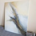 Każda chwila jest teraz - obraz akrylowy 60x50 cm na płótnie (abstrakcja)
