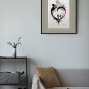 W objęciach serca, Akwarela 24x32 cm