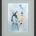 Blask intymności, Akwarela 24x32 cm