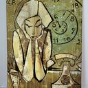 Nieskończoność oczekiwania - obraz giclee na płótnie Canvas