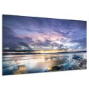 Obraz WIDOK 56 sypialnia fioletowy Morze ocean odbicie 120x80 AleObrazy