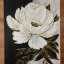 TRYPTYK GLAMOUR "ZŁOTO I CZERŃ" - Nowoczesne Obrazy Strukturalne 90/110x40cm (darmowa dostawa)