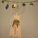 The Lavender Journey - oryginalny obraz z suszonych kwiatów