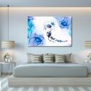 Obraz na płótnie 120x80 cm z motywacyjnym cytatem „Myśl pozytywnie”
