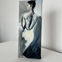 Lady - obraz kobieta 25x50 cm