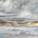 Abstrakcja Natura no. 4 - strukturalny, ręcznie malowany obraz XXL 100x140 cm