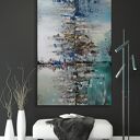 POZYTYWNA ABSTRAKCJA, wym. 80x120 cm Wielkoformatowy obraz na płótnie