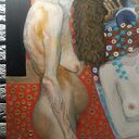 Kopia " Trzy epoki kobiety " Gustava Klimta