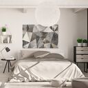Obraz na płótnie BETON TRÓJKĄTY LOFT 120x80 cm