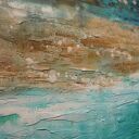 Blue Lagoon 12 - nowoczesny obraz abstrakcyjny 150x100