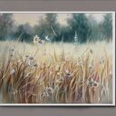 Gorąca Łąka, ręcznie malowany olejny