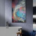 Obraz abstrakcyjny Phoenix - kosmiczna dekoracja ścienna 110x70 cm