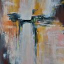 Abstrakcja - obraz akrylowy Paulina Lebida 70 x 100 cm, ręcznie malowany i bez ramy