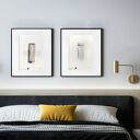 Obraz olejny na papierze - "Ślady" (04)