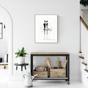 grafika 30x40 cm wykonana ręcznie, abstrakcja, elegancki minimalizm, obraz