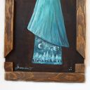 Anioł Niam obraz ręcznie malowany na drewnie