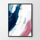 Plakat obraz malarskie mazy 50x70 cm B2