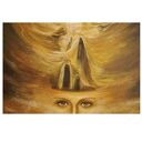 Stoicismus - oryginalny obraz surrealistyczny na płótnie 50 x 70 cm