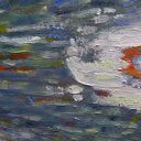 Morze Białe, Morze Czarne, Morze Żółte - obraz olejny 70 x 90 cm