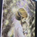 Neon Lights Obraz Olej Dziecko 40x50 Magia Prezent Miłość Rodzina