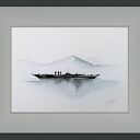 Ku nowym lądom - akwarela marynistyczna 24x32 cm (oryginał)