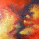 Abstrakcja - obraz akrylowy 60x60 cm (bez ramy)