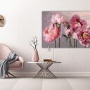 Obraz drukowany na płótnie kwiaty różowe piwonie 120x80cm 03169