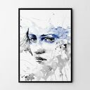 Plakat Obraz Kobieta 50x70 cm B2 - nowoczesna dekoracja do salonu i przedpokoju