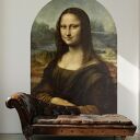Samoprzylepna tapeta portal z renesansowym obrazem Leonarda da Vinci "Mona