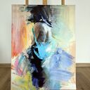Lady - obraz kobiecy 60x80 cm na płótnie bawełnianym