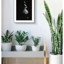 DANCE 7 - SERIA TANIEC (A4) - baletnica grafika ręcznie wykonana, ręcznie malowana, ballet fine art