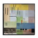 Pola pamięci - abstrakcyjny obraz akrylowy 70x70 cm