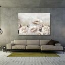 Obraz na płótnie z magnolią 120x80 cm - beżowe kwiaty