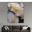 Abstrakcja w akrylu 100x80 cm - obraz gotowy do powieszenia
