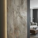 Strukturalny obraz boho XXL 150x90 cm - ręcznie malowany w jasnych tonach 