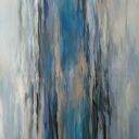 Abstrakcyjny obraz akrylowy 70 x 100 cm - niepowtarzalna nowoczesna dekoracja